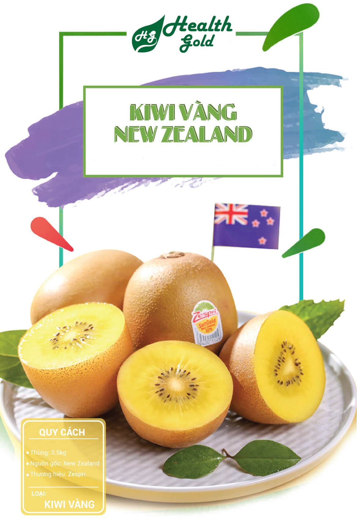 Nhập Khẩu Kiwi New Zealand Chính Gốc | Kiwi Vàng