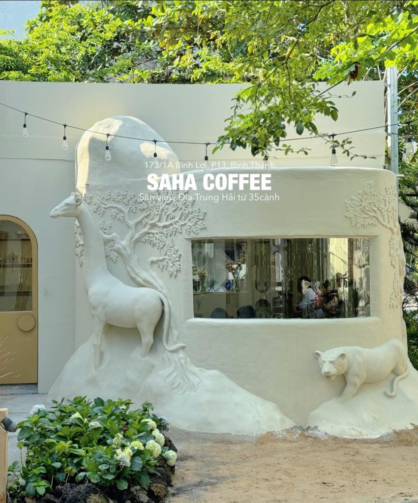 A brand-new Mediterranean-style coffee shop has just emerged in Saigon